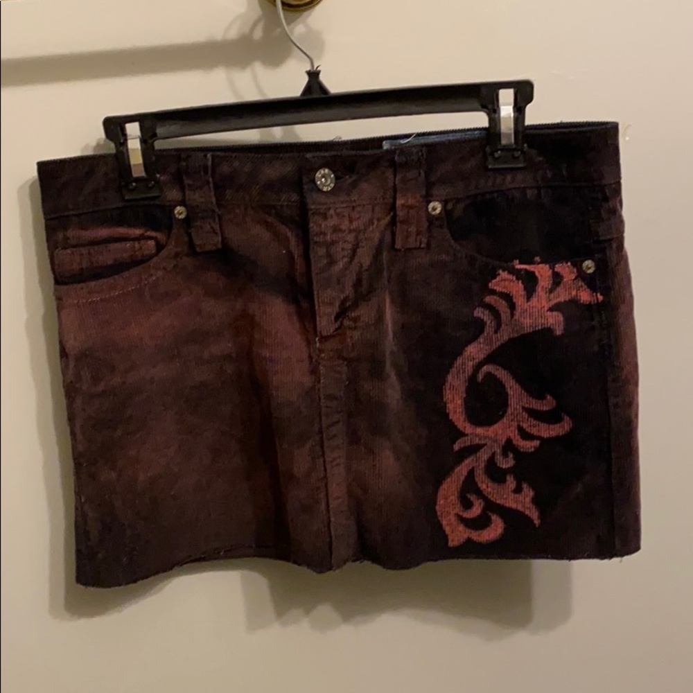 Carmar Mini Corduroy Skirt - Size 28